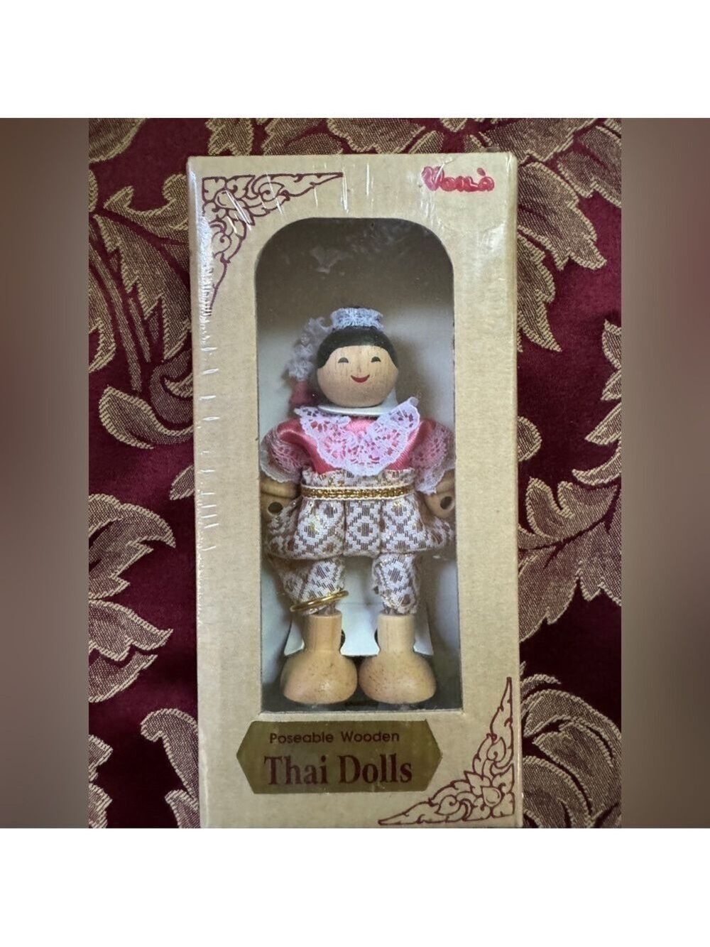 Voila Poseable Wooden Thai Doll